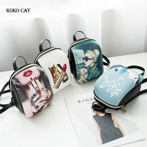 Kokocat Mini Handbags for Teenager Girls Women Multi-Function Rucksack