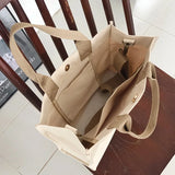 Korea Large Capacity Shoulder Canvas Bag Women's Tote Bag