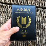 Korea Army Kingdom Kpop Passport Cover Military