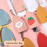 Korea Cartoon Unisex Key Wallet PU Leather Key Bag