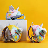 Korea Girl Kindergarten School bag Unicorn Shape Toddler Kids Girls Anti-lost Ba