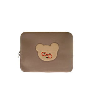 Korea Ins Cartoon Bear Tablet Sleeve Bag Pouch 11 13 15 Inch Inner Case