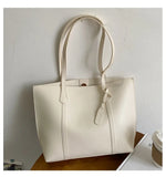 Korean Japanese Women's Bag PU Shoulder Tote Handbag