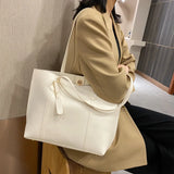 Korean Japanese Women's Bag PU Shoulder Tote Handbag