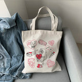 Korea Ulzzang Ins Heart Harajuku Women Shoulder Bag Gothic School Bag