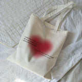 Korea Ulzzang Ins Heart Harajuku Women Shoulder Bag Gothic School Bag