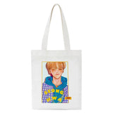 Korea Ulzzang ATEEZ Kpop Style Canvas Tote Bag
