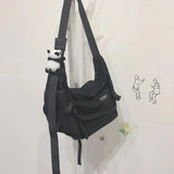 Korea Ulzzang Waterproof Shoulder Bag Large Capacity Hip Hop Teen School Bag