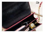 Korea Crossbody Bags Women PU Leather Shoulder Handbag Small Square Women Bag