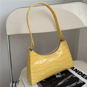 Korea kpop Women Shopping Bag Retro Casual Women Leather Chain Handbag