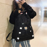 Korea Harajuku Japanese Backpack High Street Zipper Casual Female