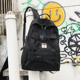 Korea Harajuku Japanese Backpack High Street Zipper Casual Female
