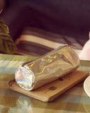 Korea Rainbow Laser Pencil Phone Bags