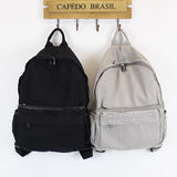 Art Van Washing Water Canvas Shoulder Bag Men And Women Leisure Backpack