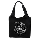 Gothic Art Punk Shopper Bag Vintage Y2K Urban Shoulder