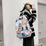 Girls School Backpack College Student Bag Mochilas Para Estudiantes