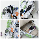 Girls School Backpack College Student Bag Mochilas Para Estudiantes
