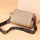 Vintage Leather Crossbody Tote Shoulder Bag