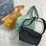 Nylon Waterproof Crossbody Bag Women Student Shoulder Messenger Satchels
