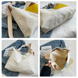 Canvas Crossbody Bags for Women Casual Girl Student Shoulder Messenger Book Bag
