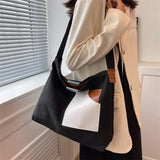 Canvas Crossbody Bags for Women Casual Girl Student Shoulder Messenger Book Bag