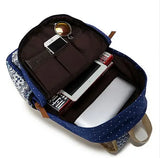 Canvas Printing Backpack Women School Bags for Teenage Girls