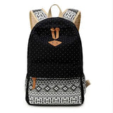 Canvas Printing Backpack Women School Bags for Teenage Girls