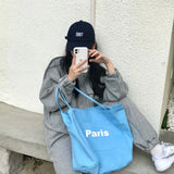 Canvas Shoulder Bag Large-capacity Tote Handbag