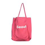 Canvas Shoulder Bag Large-capacity Tote Handbag