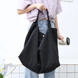 Canvas Women's Shoulder Bag Large Capacity Causal Ladies Shopping Bag
