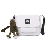 Casual Canvas-Bag Small Messenger Bag Women Shoulder Crossbody Phone Bag