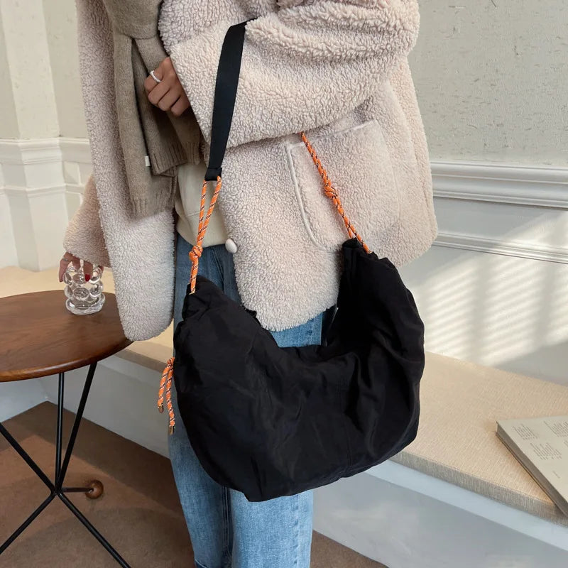 Casual Shoulder Handbags for Women Large Capacity Dumpling Shoulder Bag