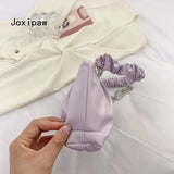Chain Cloud Shoulder Bag for Women Pu Leather Crossbody Bag