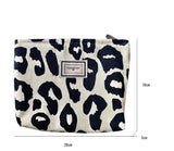 Leopard Print Canvas Tote Bag Women's Casual Shoulder Bag