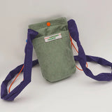 Corduroy Shoulder Tote for Girls Contrast Mini Handbag Soft Crossbody Bag