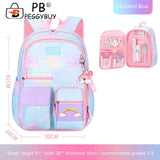 Rainbow Student Travel Laptop School Casual Backpack Girls