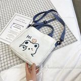 Bear Canvas Bag Female Shoulder Bag Women Tote Bag