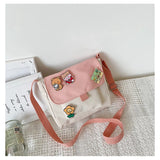 Soft Sister Girl Heart Messenger Bag Japanese Harajuku Woman