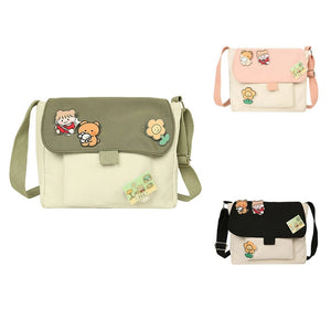 Soft Sister Girl Heart Student Shoulder Bag Japanese Harajuku Messenger Bag