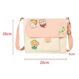 Small Bag Soft Sister Girl Heart Soft Student Shoulder Bag Japanese Harajuku Mes