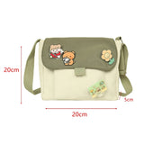 Soft Sister Girl Heart Shoulder Bag Japanese Harajuku Messenger Bag