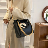 Harajuku Shoulder Bag Large Capacity Tote Work Handbag for Girls
