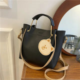 Harajuku Shoulder Bag Large Capacity Tote Work Handbag for Girls