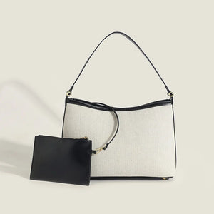 Retro Underarm Bag Large Capacity Canvas Totes