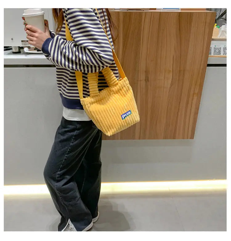 Macaron Crossbody Bag Women Letter Shoulder Messenger Bag