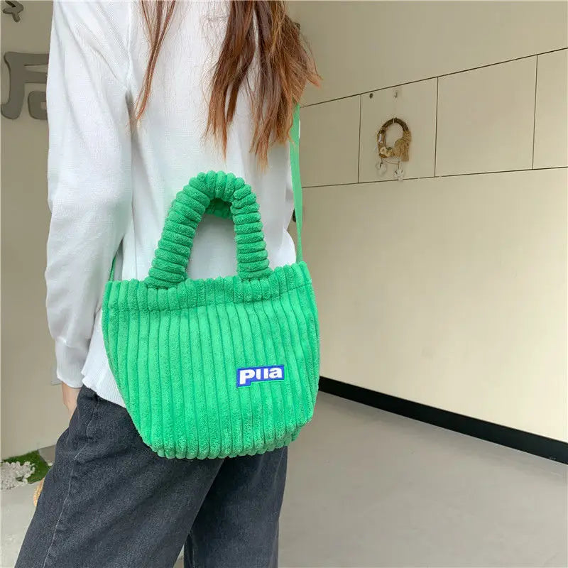 Macaron Crossbody Bag Women Letter Shoulder Messenger Bag