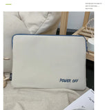 Embroidery Letters Laptop Bag 11 13 14 Inch Case for MacBook Air Nylon Inner Bag