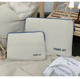 Embroidery Letters Laptop Bag 11 13 14 Inch Case for MacBook Air Nylon Inner Bag