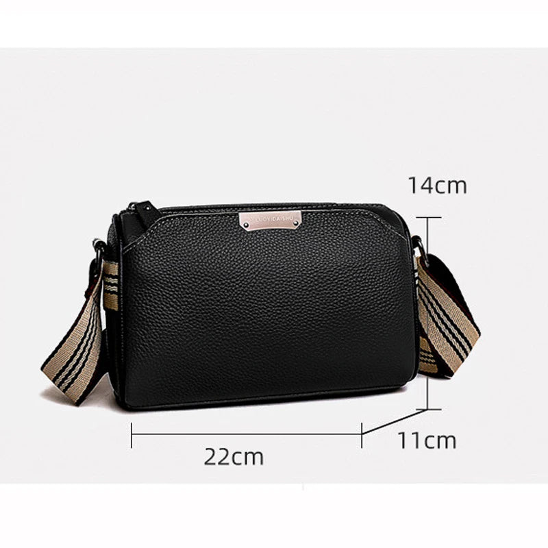 Vintage Leather Tote Crossbody Bag for Women