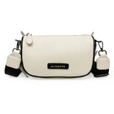 Vintage Leather Sling Crossbody Bag for Women
